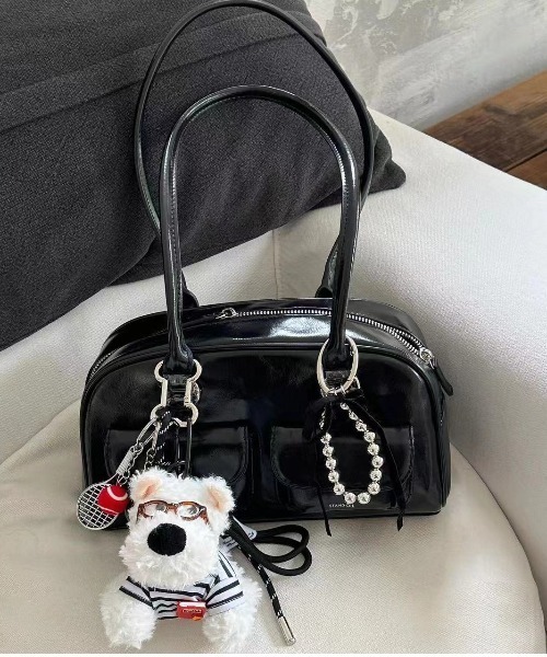 Mejoul ショルダーバッグ バッグ フェイクレザー マルチポケット