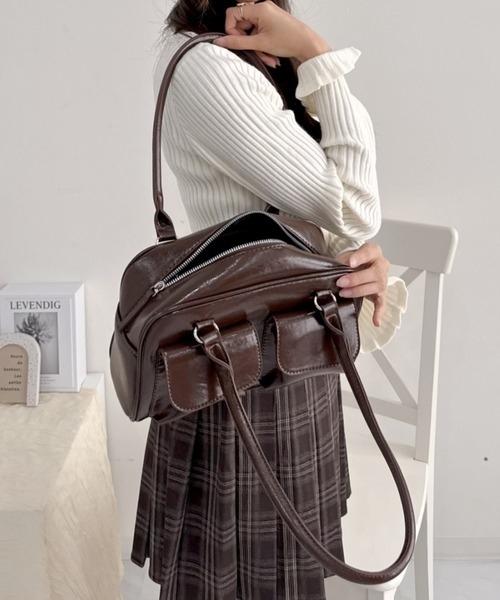 ♡レトロバック♡ FREE STYLISTS ショルダーバッグ バッグ Y2K レトロマルチポケット