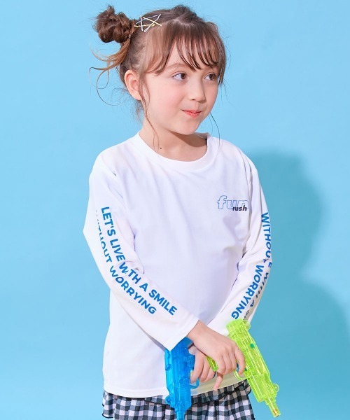 ラッシュガード UVカット Tシャツ型 長袖ラッシュガード キッズ 子供 男の子 女の子 | devirock | 04