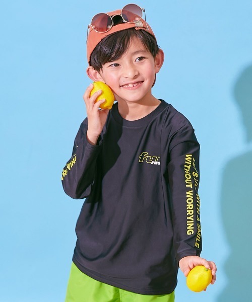ラッシュガード UVカット Tシャツ型 長袖ラッシュガード キッズ 子供 男の子 女の子 | devirock | 02