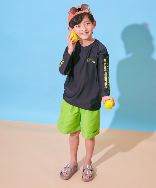 ラッシュガード UVカット Tシャツ型 長袖ラッシュガード キッズ 子供 男の子 女の子 | devirock | 15