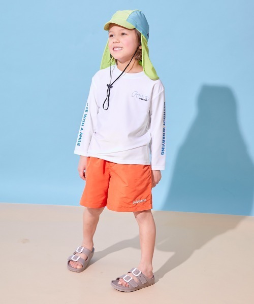 ラッシュガード UVカット Tシャツ型 長袖ラッシュガード キッズ 子供 男の子 女の子 | devirock | 16