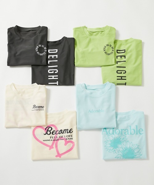 ラッシュガード UVカット Tシャツ型 長袖ラッシュガード キッズ 子供 男の子 女の子 | devirock | 26