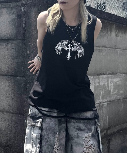 cvtvlist サイドクロスタンクトップ cvtvlist カタリスト 23SS SIDE CROSS INNER TANKTOP サイド