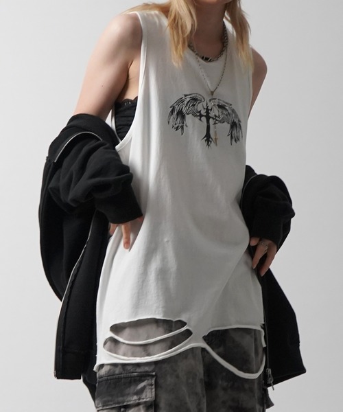 タンクトップ 25SS「MAROCORE SELECT」ウィングドクロス