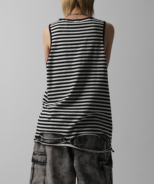 Approve タンクトップ ロボティク ブラック タンクトップ 25SS「MAROCORE SELECT」ウィングドクロス