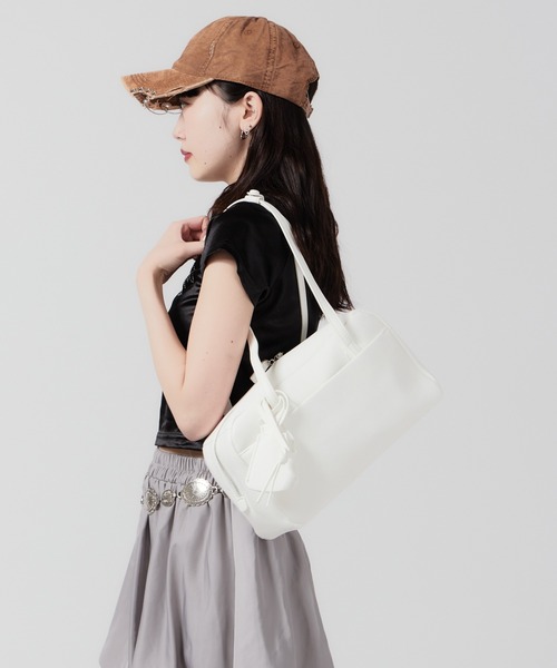 Chick ハンドバッグ Mini Boston Bag / ミニボストンバッグ 秋物 秋服