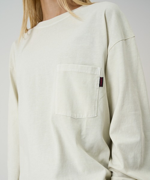 Gramicci（グラミチ） tシャツ L/S POCKET TEE PIGT DYED｜L/Sポケット
