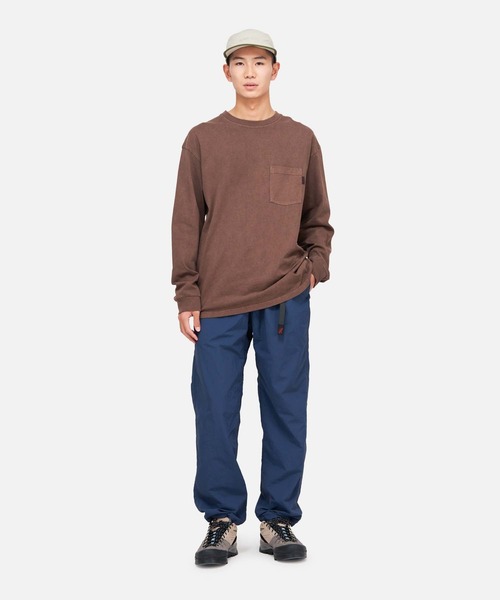 Gramicci（グラミチ） tシャツ L/S POCKET TEE PIGT DYED｜L/Sポケット