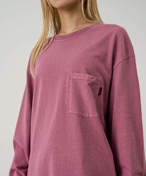 Gramicci（グラミチ） tシャツ L/S POCKET TEE PIGT DYED｜L/Sポケット