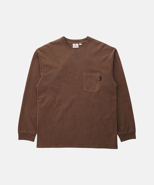 Gramicci（グラミチ） tシャツ L/S POCKET TEE PIGT DYED｜L/Sポケット 