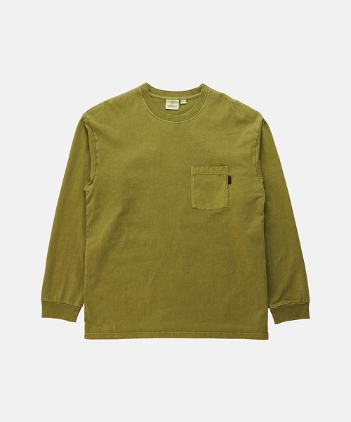 Gramicci（グラミチ） tシャツ L/S POCKET TEE PIGT DYED｜L/Sポケット 