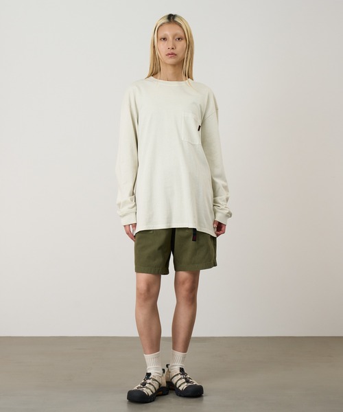 Gramicci（グラミチ） tシャツ L/S POCKET TEE PIGT DYED｜L/Sポケット 