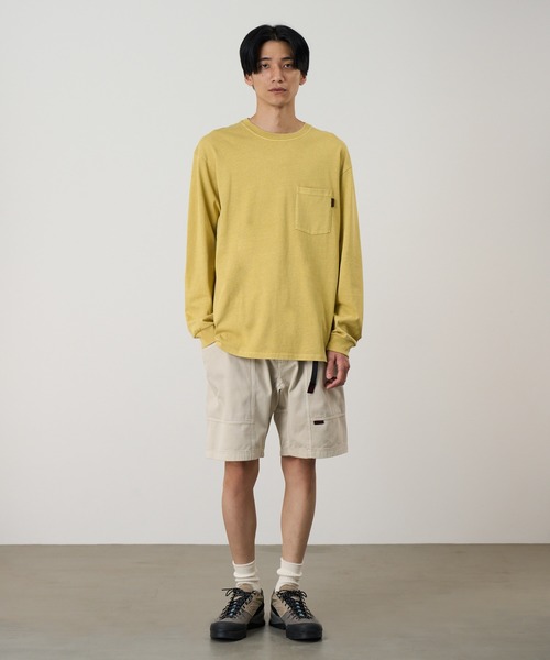 Gramicci（グラミチ） tシャツ L/S POCKET TEE PIGT DYED｜L/Sポケット