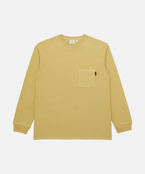 Gramicci（グラミチ） tシャツ L/S POCKET TEE PIGT DYED｜L/Sポケット