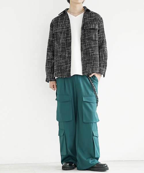 MinoriTY（マイノリティ） シャツ 「MinoriTY」レトロツイードオーバー