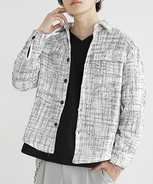 MinoriTY（マイノリティ） シャツ 「MinoriTY」レトロツイードオーバー