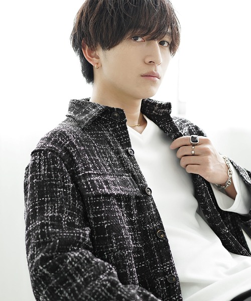 MinoriTY（マイノリティ） シャツ 「MinoriTY」レトロツイードオーバー