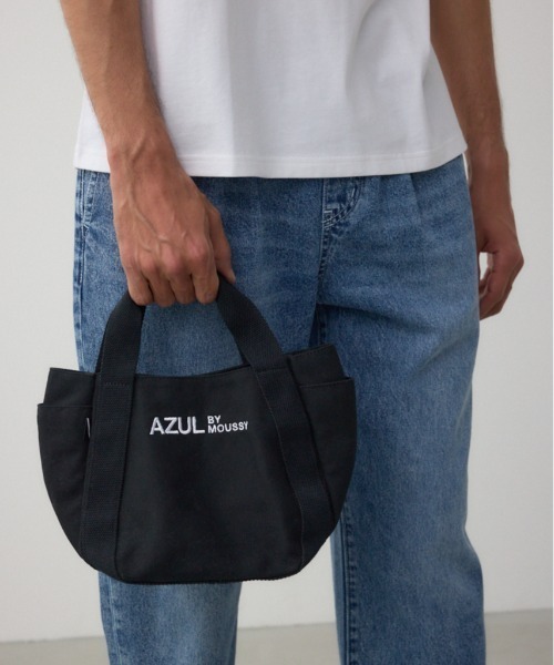 AZUL BY MOUSSY ロゴトートバッグ ブラック AZUL BY MOUSSY（アズールバイマウジー） トートバッグ アソート