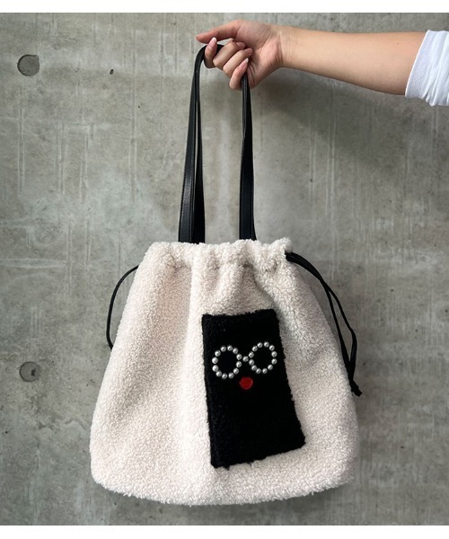 「a-jolie」 トートバッグ FREE オフホワイト レディース_画像6