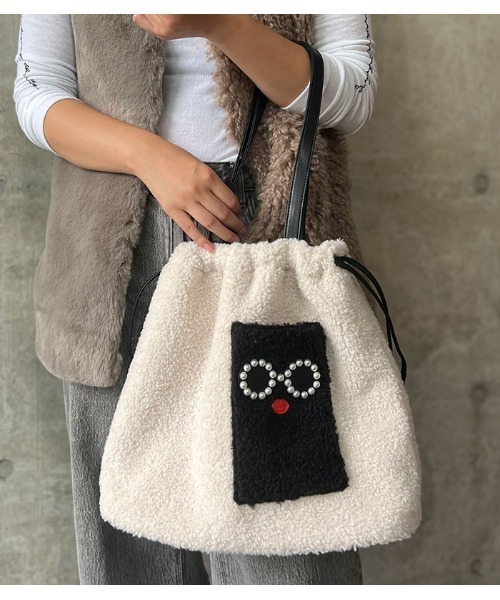 「a-jolie」 トートバッグ FREE オフホワイト レディース_画像8