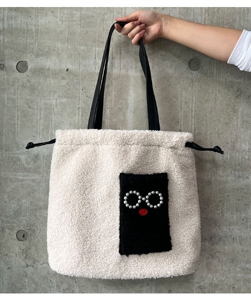 「a-jolie」 トートバッグ FREE オフホワイト レディース_画像9