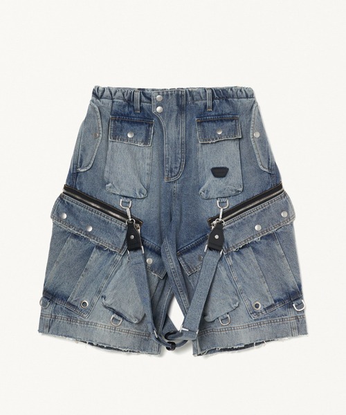パンツ FORSOMEONE DENIM CARGO CUSTOM FORSOMEONE カーゴパンツ DENIM CROP CARGO メンズ : ZOZOTOWN