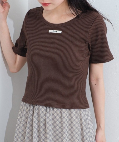 カスタネティーシャツ Kastane（カスタネ） tシャツ 「新色追加」ニットタグリブTEE