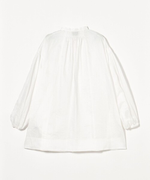 UNITED ARROWS ブラウス シャツ ラミー ギャザー ボリューム