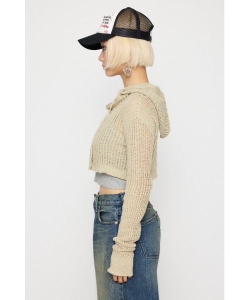 LAGUA GEM ニット セーター LOOSEY HOODIE トップス レディース