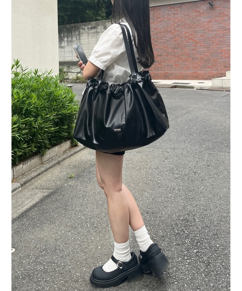 mellowneon（メロウネオン） トートバッグ A4サイドベルトトートバッグ 