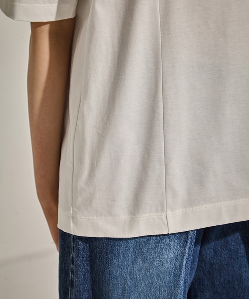 Tシャツ(長袖/七分) CINOH long site slit over size tee CINOH（チノ） tシャツ 「CINOH/チノ」「STUDIOUS別注」CUT OUT T