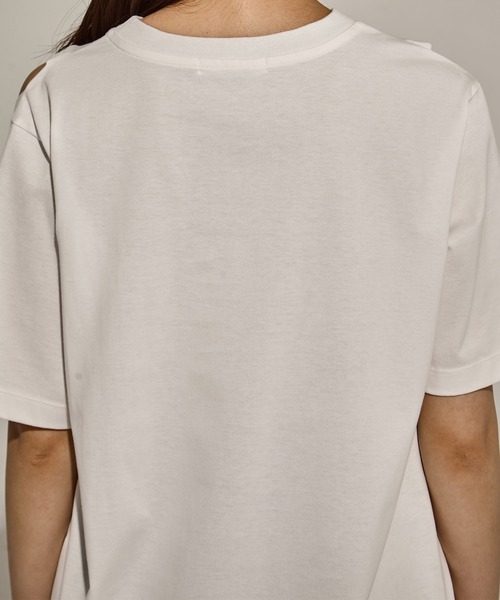 CINOH（チノ） tシャツ 「CINOH/チノ」「STUDIOUS別注」CUT OUT T