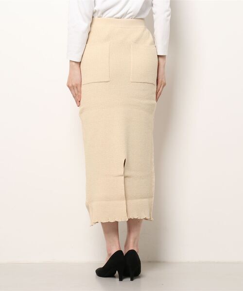 「TRUNC」 タイトスカート FREE アイボリー レディース_画像3