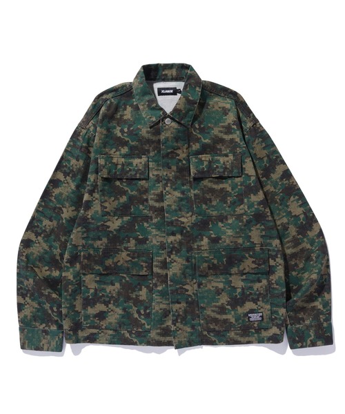 XLARGE メンズコート、ジャケット（柄：迷彩）｜ファッション