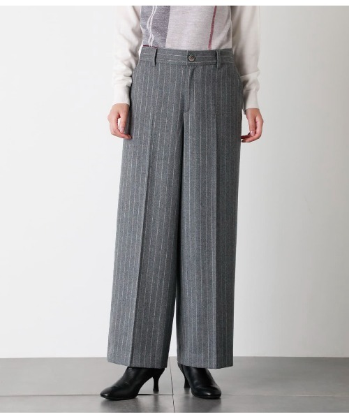 「NEWYORKER」 パンツ 9号 ベージュ レディース_画像4