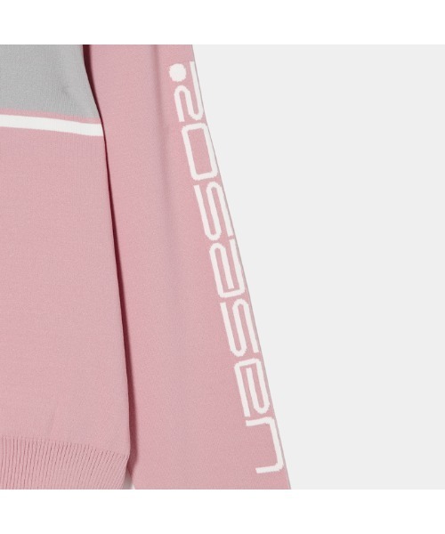ニット セーター 「Rosasen/GOLF」A-Line 配色ニット レディース_7