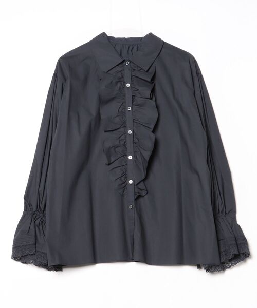「BEAUTY&YOUTH UNITED ARROWS」 長袖ブラウス S ダークグレー レディース
