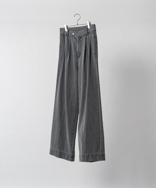 「soerte」 加工デニムパンツ 4 グレー メンズ