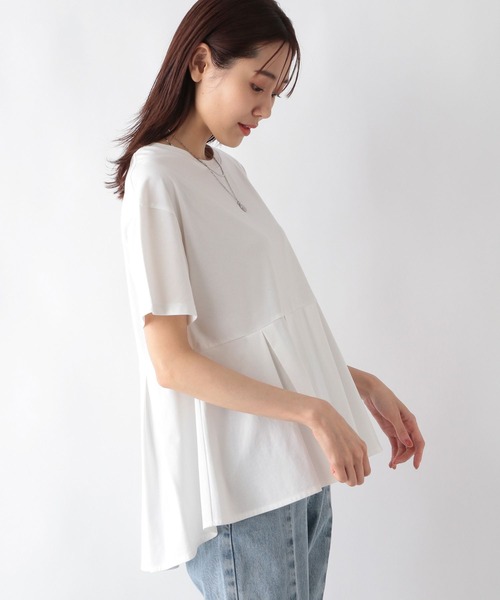 「GLOBAL WORK」 半袖カットソー MEDIUM ブラック レディース