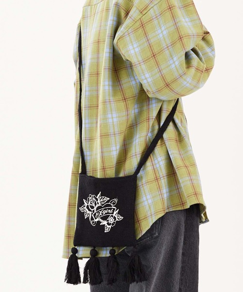 「X-girl」 ショルダーバッグ ONE SIZE オフホワイト レディース_画像9