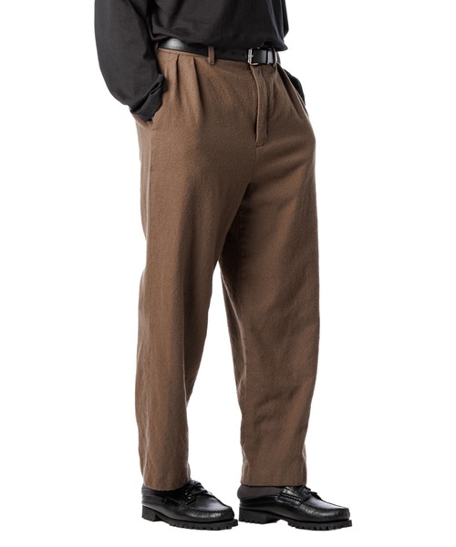 Sandinista（サンディニスタ） パンツ Wool Tuck Pants - Washed