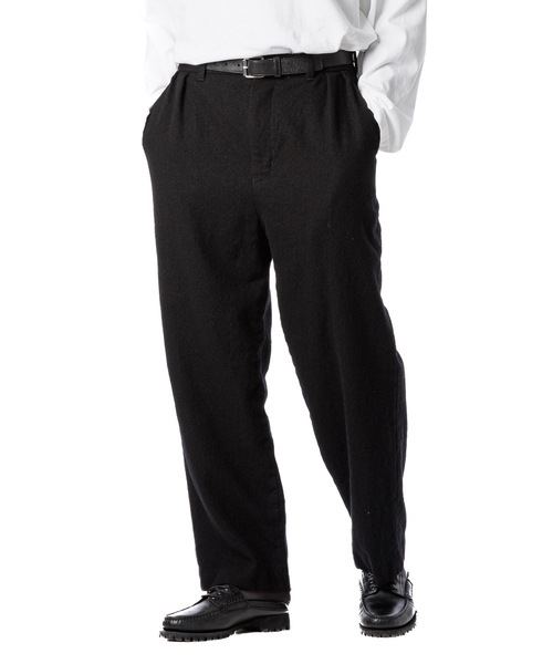 Sandinista（サンディニスタ） パンツ Wool Tuck Pants - Washed