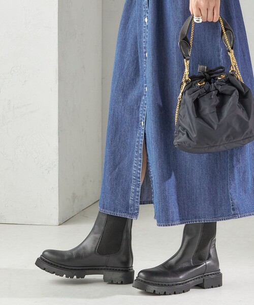 SHIPS（シップス） ブーツ CRUZA: サイド ゴア ブーツ レディース