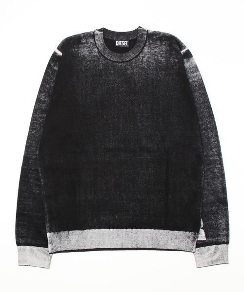 DIESEL」 長袖ニット - ブラック メンズ アウトレット】DIESEL 