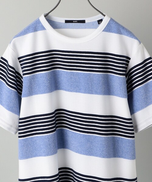 「SHIPS」 半袖Tシャツ LARGE ライトグリーン メンズ