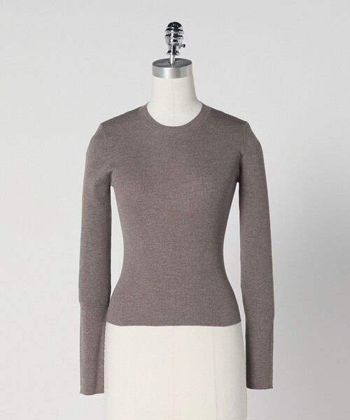 LOEFF（ロエフ） ニット セーター 「LOEFF」18ゲージ リブ クルー