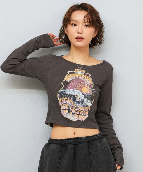 BILLABONG（ビラボン） tシャツ ロンT ショート丈 BF014-058