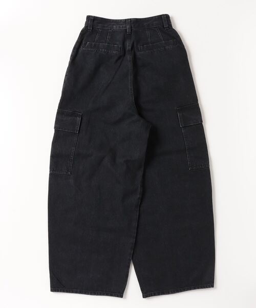 「H　BEAUTY&YOUTH UNITED ARROWS」 加工デニムパンツ S ダークグレー レディース_画像2