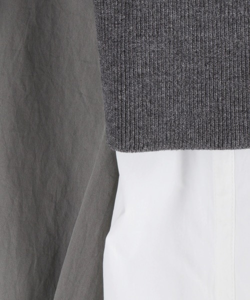 UN3D./アンスリード/KNIT DOCKING JK UN3D. ブラウス シャツ UN3D./アンスリード/KNIT BUSTIER